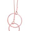 Collar con Círculos Rosa