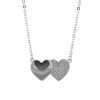 Collar de dos corazones